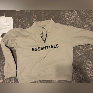 Essentials Quarter Zip Size Large